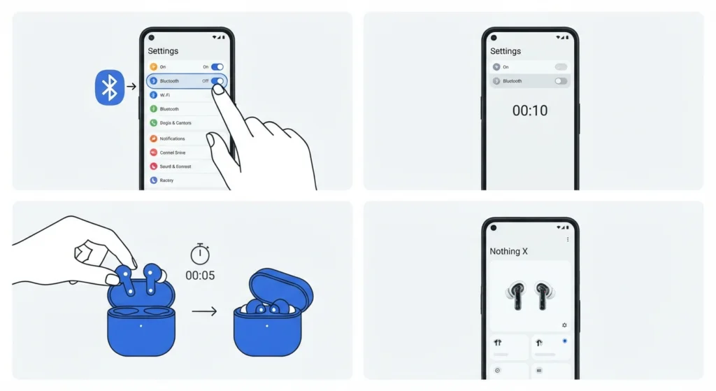 Restart Bluetooth and Refresh the Connection