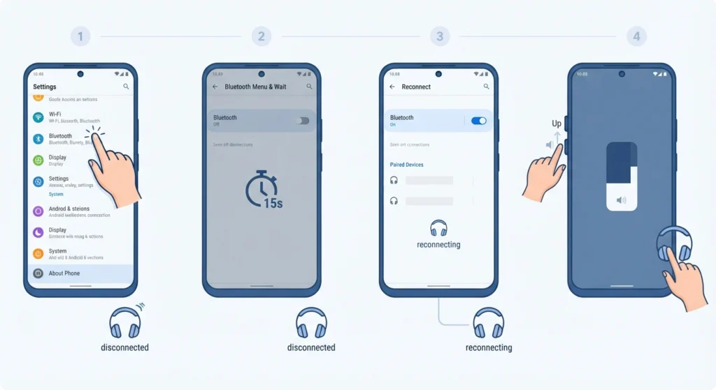 Restart the Bluetooth Connection