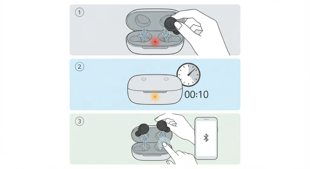 Restart the Earbuds
