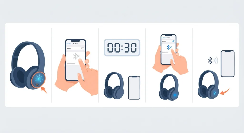 Restart the Headphones and Reset Bluetooth