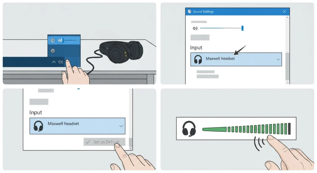 Set Maxwell as the Default Recording Device
