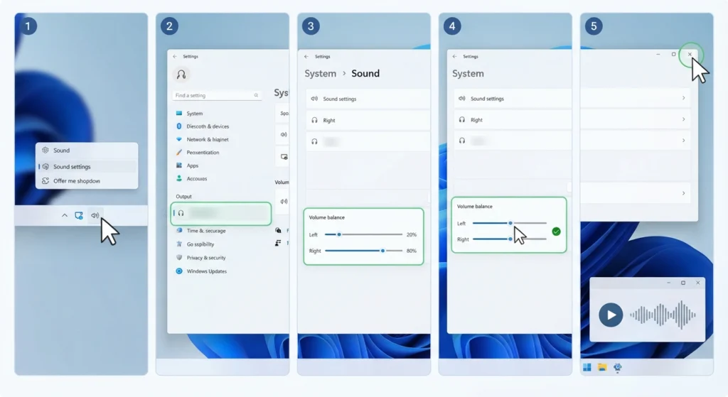 Step-by-Step Guide to Fix Headphone Balance in Windows