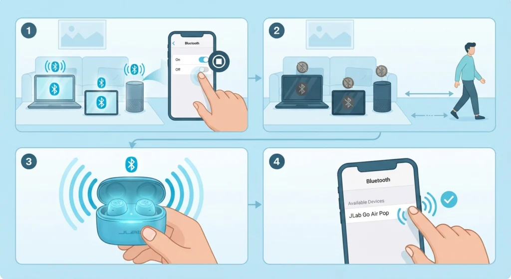 Turn Off Bluetooth on Other Nearby Devices