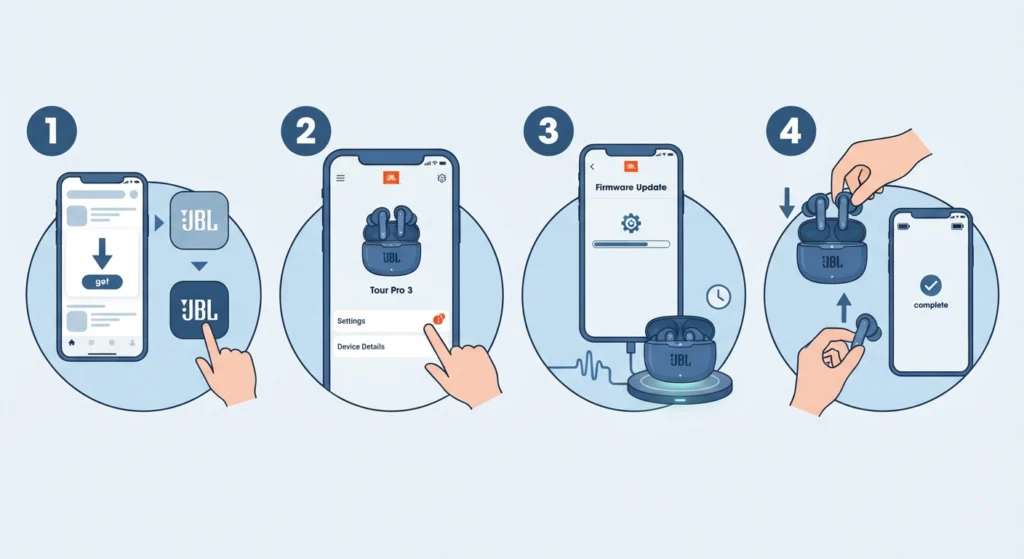 Update Firmware Through the JBL Headphones App