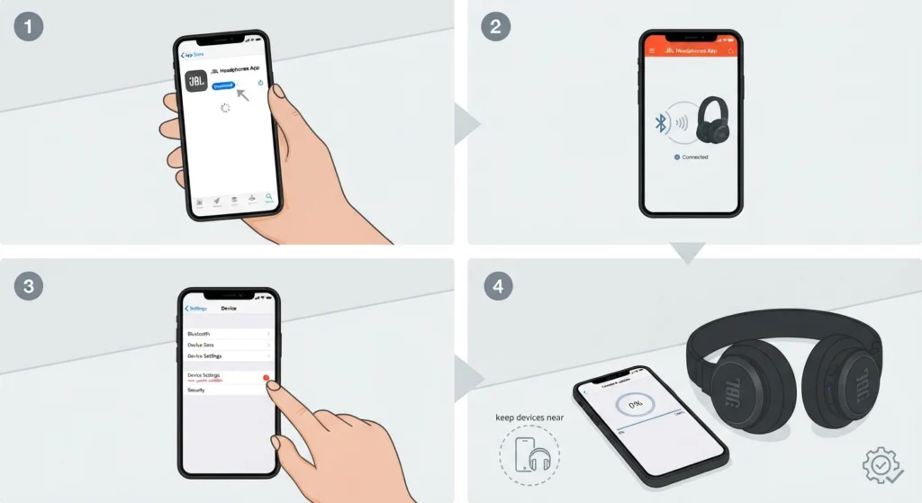 Update Firmware Through the JBL Headphones App