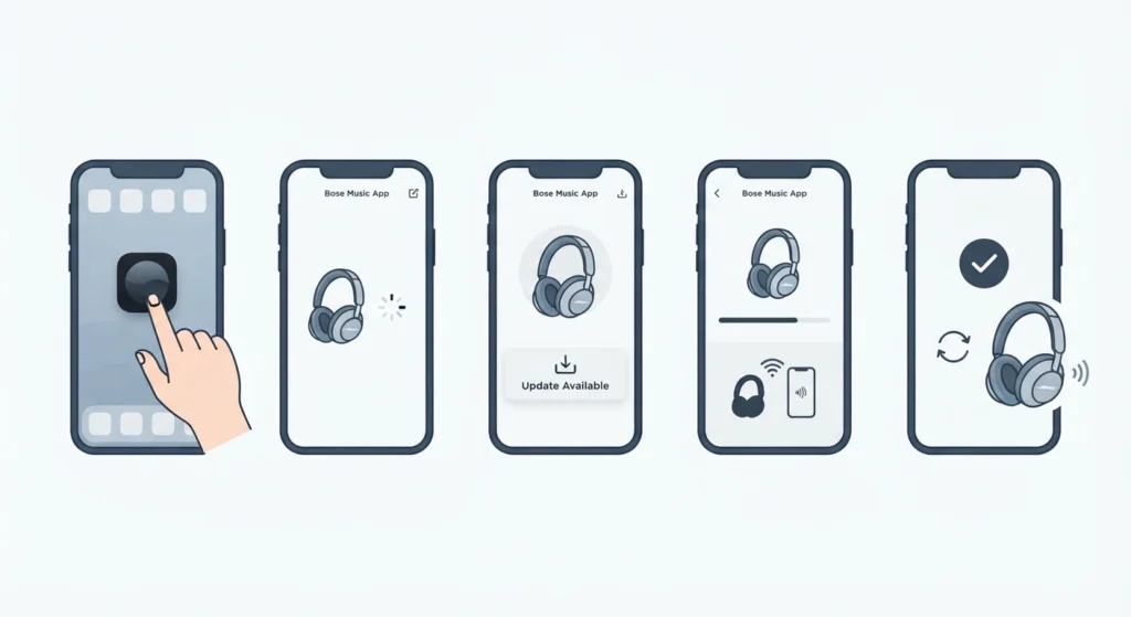 Update the Firmware Through the Bose Music App