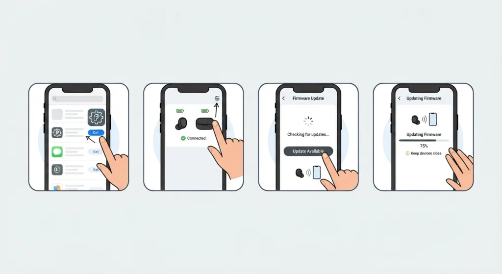 Update the Firmware Through the Companion App