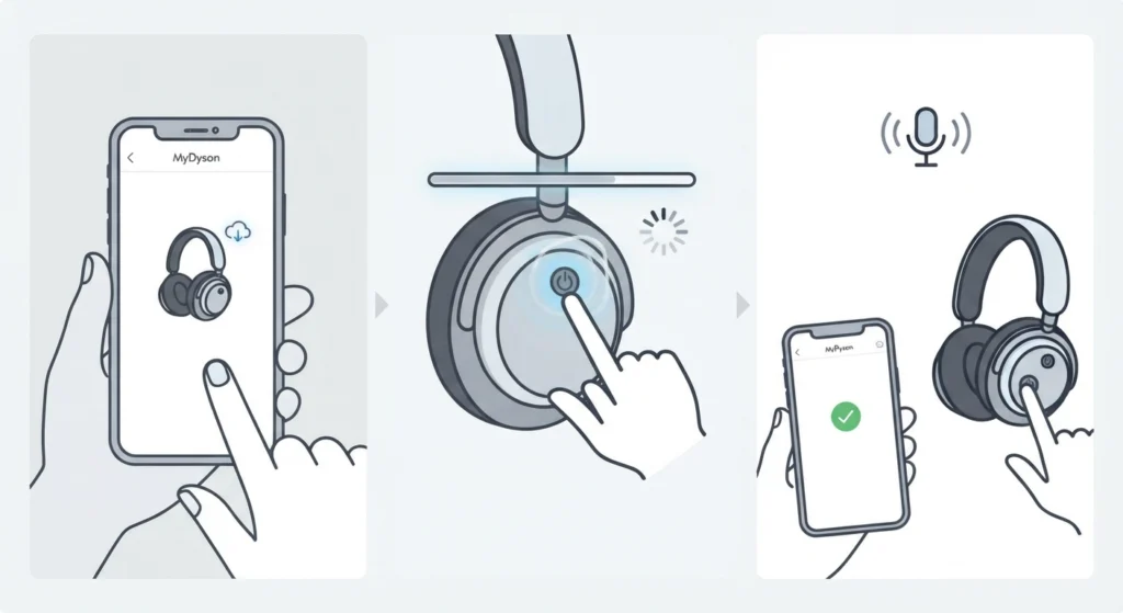 Update the Firmware Through the MyDyson App