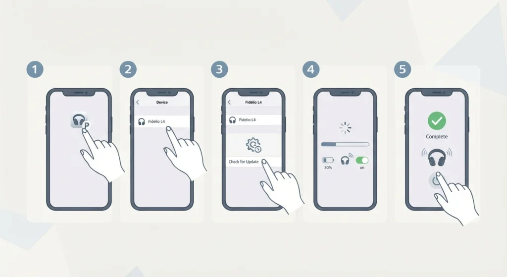 Update the Firmware Through the Philips Headphones App
