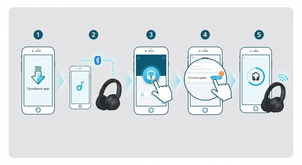 Update the Firmware Through the Soundcore App
