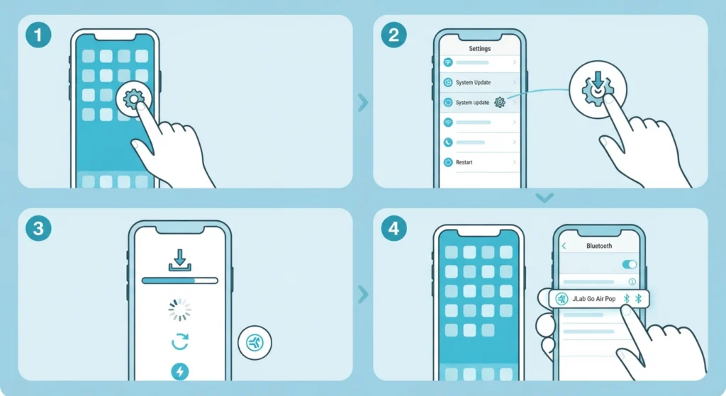 Update the Phones Bluetooth Software