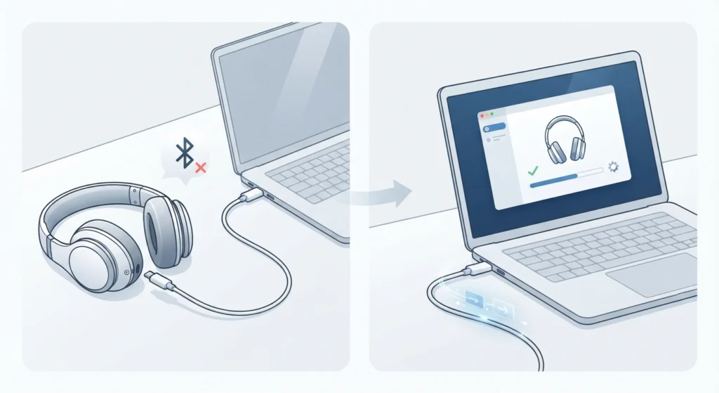 Use a Wired Connection Instead of Bluetooth