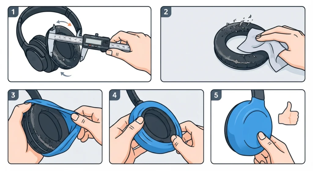 Using Silicone or Stretch Pad Covers