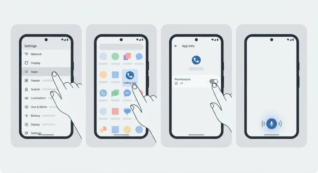 Allow Microphone Access for the Calling App