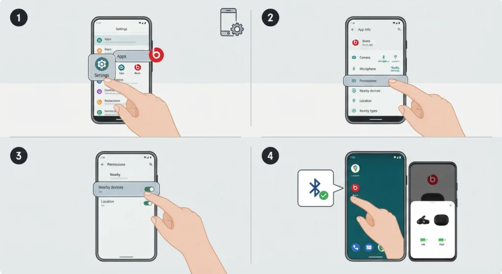 Allow the Right Permissions for the Beats App