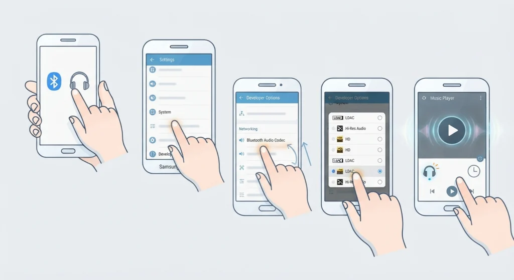Change the Bluetooth Codec