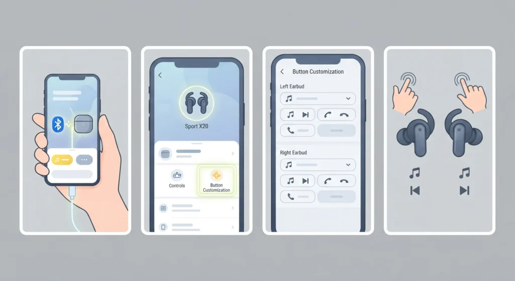Check the Button Actions in the Soundcore App