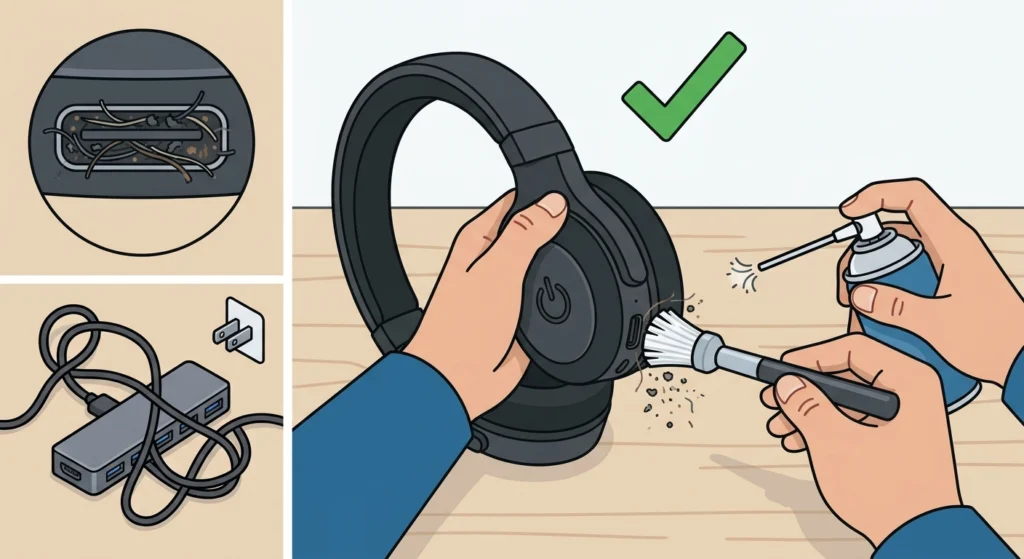 Clean the Charging Port