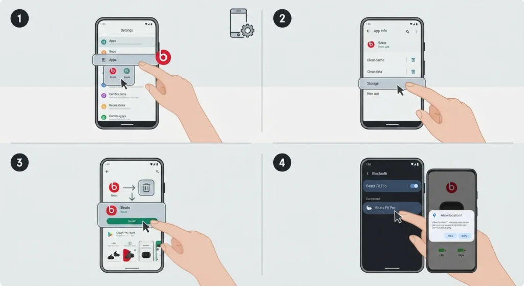 Clear the App Data or Reinstall the App