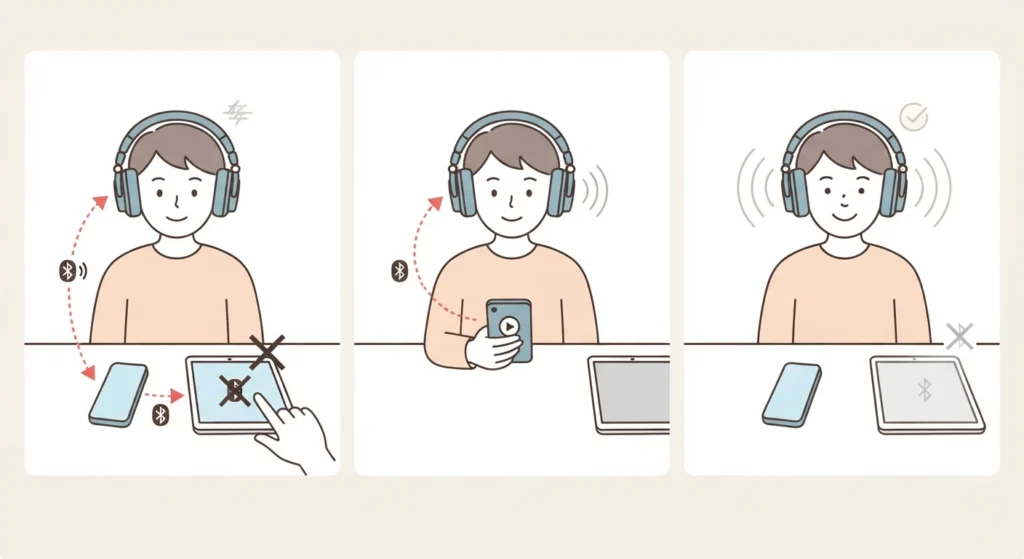 Disconnect the Second Bluetooth Device