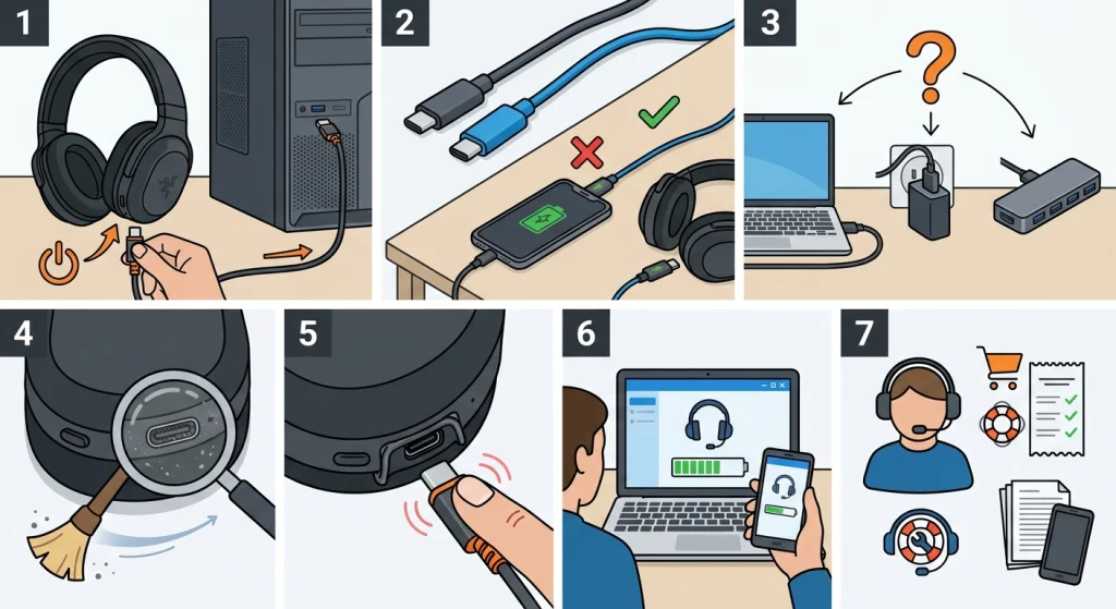 How to Fix Razer Barracuda X Not Charging (Step-by-Step)