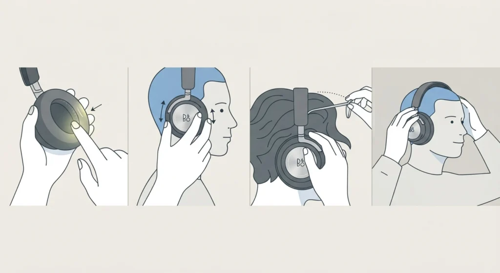 Improve the Fit and Seal of the Ear Cushions