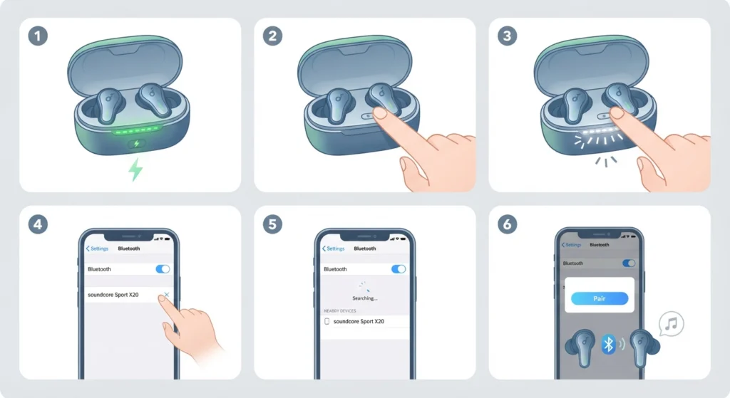 Reset the Earbuds and Re-Pair Them