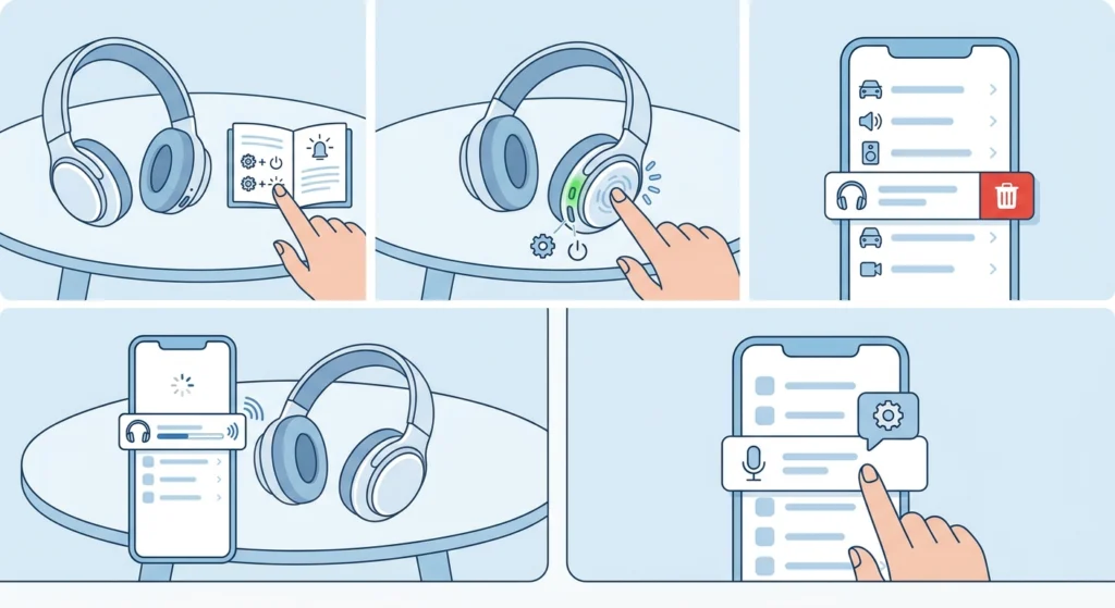 Reset the Headphones and Pair Them Again