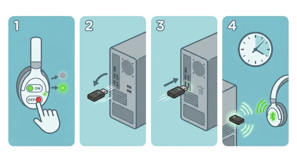 Restart the Connection and Try Another USB Port