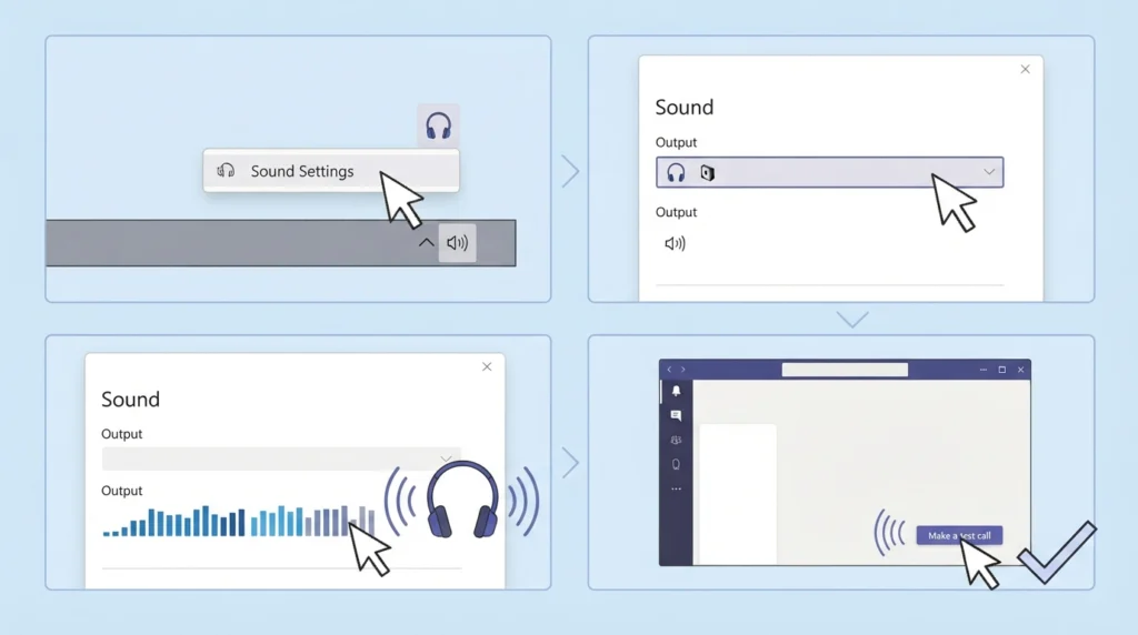 Set the Headphones as the Default Output in Windows