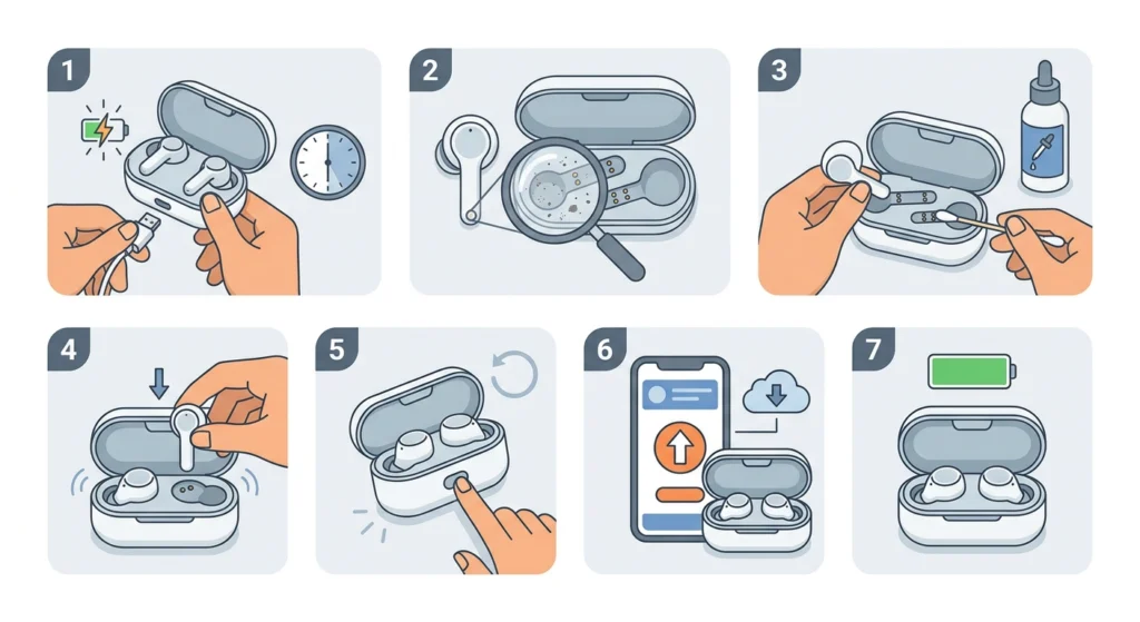 Step-by-Step Guide to Fix Earbuds That Charge Unevenly