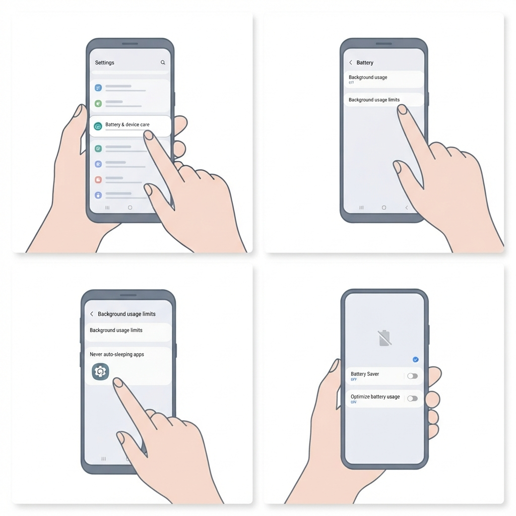Turn Off Battery Optimization on Android