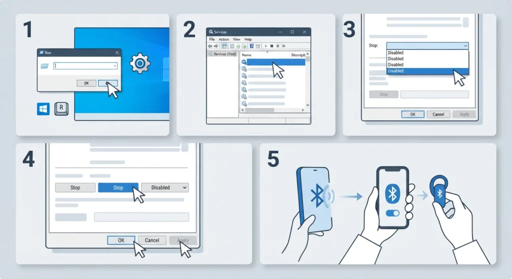 Turn Off the Bluetooth Handsfree Service