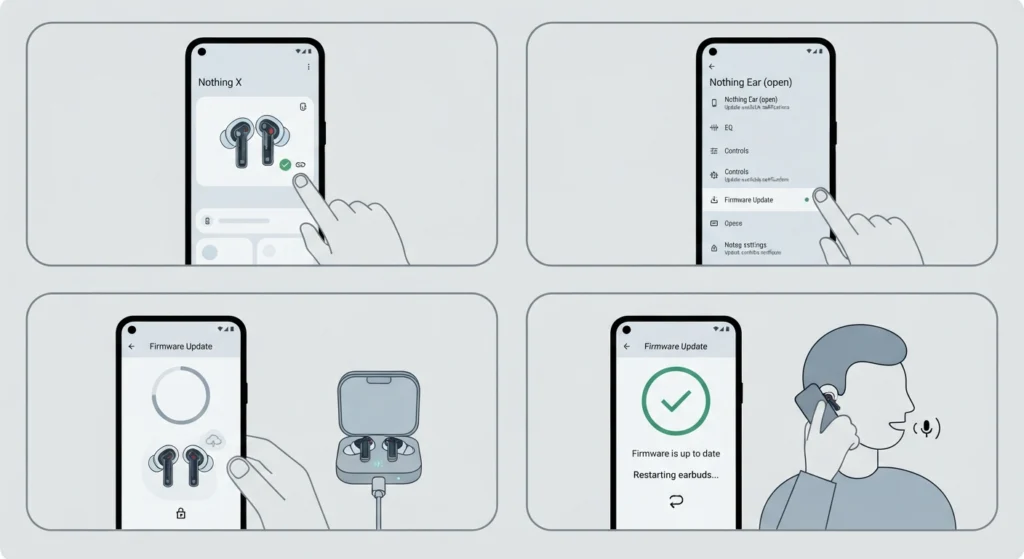 Update the Earbud Firmware